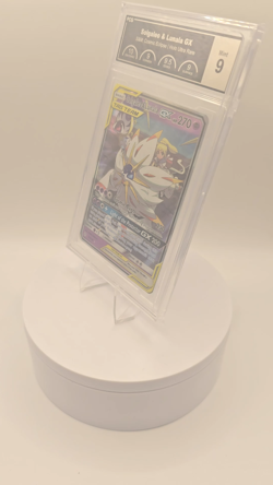 Solgaleo & Lunala GX 75/236 Cosmic Eclipse Tag Team Holo PCG 9 Mint Pokemon Card - Image 2