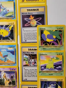 Pokemon 1st Edition Neo Genesis 27 Card Lot 🔥 💧 ⚡ 😈 LP - Image 3