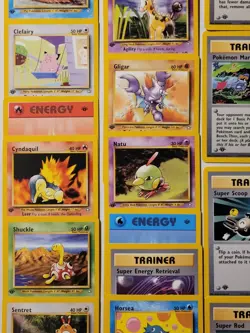 Pokemon 1st Edition Neo Genesis 27 Card Lot 🔥 💧 ⚡ 😈 LP - Image 4