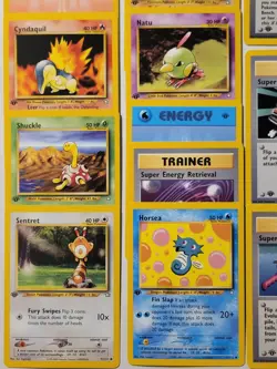 Pokemon 1st Edition Neo Genesis 27 Card Lot 🔥 💧 ⚡ 😈 LP - Image 5