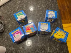 Pokemon: 23k Burger King Gold Plated Trading Card Set Blue Box (Set of 6) NIB - Image 1