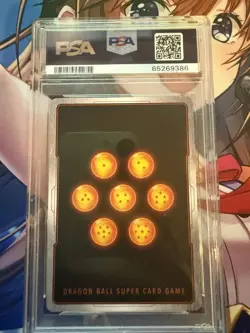 DRAGON BALL SUPER CARD GAME REALM OF THE GODS SPR #BT16-024 SSG GOKU PSA10 - Image 2