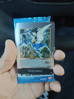 Energy Marker E-86 Silver Manga Booster 02 Dragon Ball Card English - Image 1