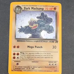 Pokemon Dark Machamp Team Rocket Holo Rare English Pokemon TCG Card #10/82 - Image 1