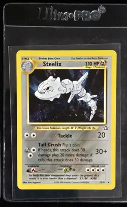 Flareon 3/64 & Steelix 15/111 Lot of 2 Pokemon Cards! Nice Shape! - Image 2