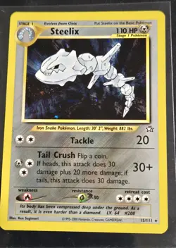 Flareon 3/64 & Steelix 15/111 Lot of 2 Pokemon Cards! Nice Shape! - Image 5