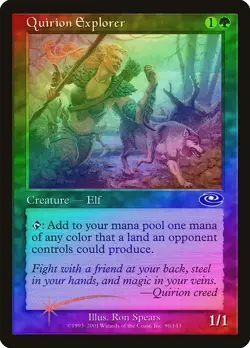 Quirion Explorer FOIL Planeshift NM Green Common MAGIC GATHERING CARD ABUGames - Image 1