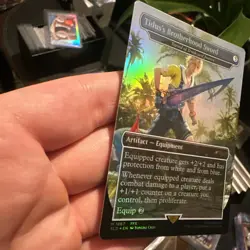 Tidus's Brotherhood Sword FOIL MTG Final Fantasy Secret Lair Weapons Pack Fresh - Image 5