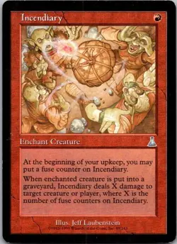 MTG Magic the Gathering Incendiary (89/143) Urza's Destiny MP - Image 1