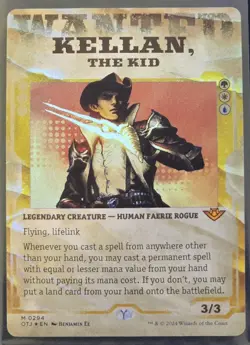 Kellan, the Kid (Showcase Foil) - MTG - Outlaws of Thunder Junction - Near Mint - Image 1