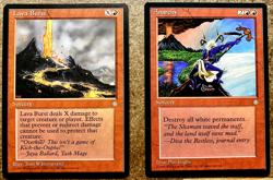 1995 Magic The Gathering, Ice Age, Lava Burst & Anarchy. MTG - Image 1