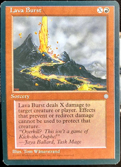 1995 Magic The Gathering, Ice Age, Lava Burst & Anarchy. MTG - Image 2
