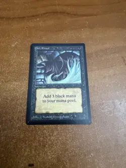 MTG Magic the Gathering Alpha Dark Ritual - Image 1