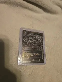 Magic: The Gathering Michelangelo, Improviser Foil Borderless gold signature. - Image 1