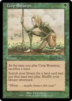 CROP ROTATION x1 mtg NM Urza's Legacy 1 Common - Image 1