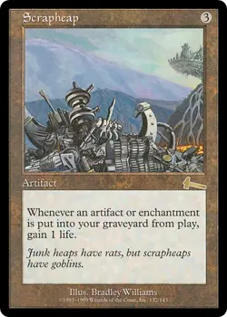 SCRAPHEAP x1 mtg Very Light Play Urza's Legacy 1 Rare - Image 1