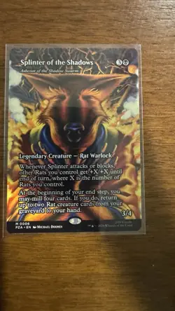 Splinter of the Shadows - Ashcoat of the Shadow Swarm (Borderless) Regular - Image 1