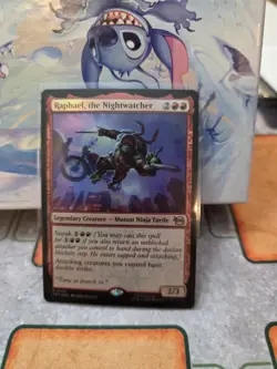 Raphael, the Nightwatcher (Foil) Rare MTG Ninja Turtles - Image 1