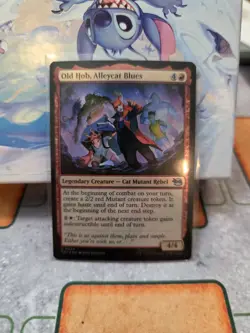 Old Hob, Alleycat Blues (Foil) 0099 - TMT Teenage Mutant Ninja Turtles TMNT MTG - Image 1