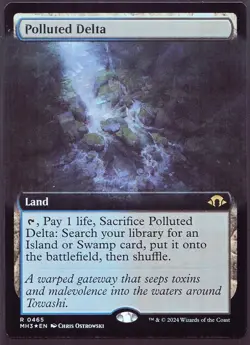 Polluted Delta - 465 Extended Foil MTG MH3 - Image 1