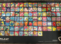 Play! Pokemon Professor Program Johto Playmat - Gen 2 Official Promo. Used. - Image 1