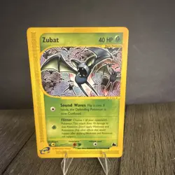 Pokemon Zubat 117/144 Skyridge Regular Common Basic 40 HP Sound Waves Flitter - Image 1