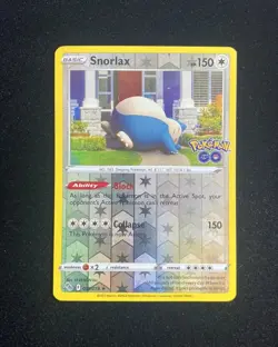 2022 Pokemon TCG English Snorlax 055/078 Reverse Foil PA80 - Image 1