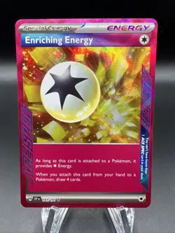 Enriching Energy ACE SPEC Rare 191/191 Surging Sparks Pokemon - Image 1