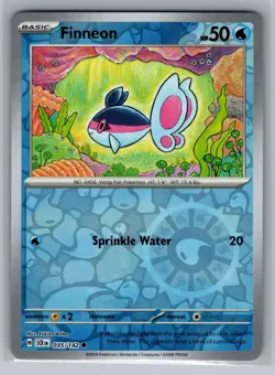 Pokemon Finneon 035/142 Reverse Holo Stellar Crown - Image 1