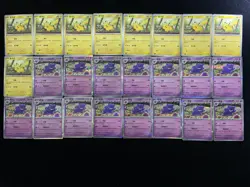 2025 Pokemon TCG S-Chinese 151C Pikachu Gengar #025/151 C Holo Lot*24 DX27 - Image 2