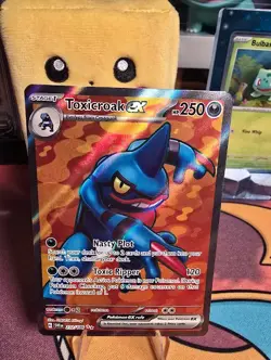 Pokemon TCG Toxicroak ex 232/198 Scarlet & Violet Ultra Rare NM Holo 2023 - Image 1