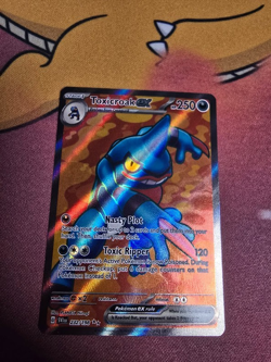 Pokemon TCG Toxicroak ex 232/198 Scarlet & Violet Ultra Rare NM Holo 2023 - Image 3