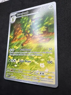 Pokemon TCG White Flare Sawsbuck EN 092/086 Holo Illustration Rare - Image 3
