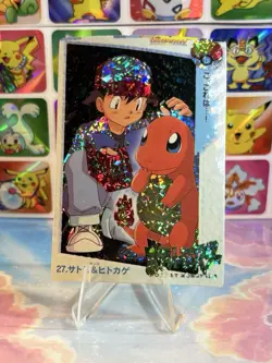 Pokemon Holo Vintage Pocket Monsters Vending Prism Sticker Nintendo collections - Image 2