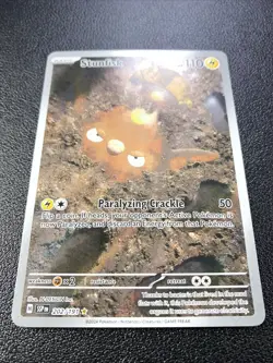 Pokemon: Stunfisk Illustration Rare IR Full Art Holo 202/191 - Image 2