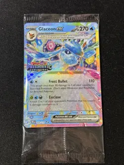 Glaceon ex 026/131 - Prismatic Evolutions Stamped Promo - Pokemon TCG - Image 1