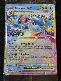 Glaceon ex 026/131 - Prismatic Evolutions Stamped Promo - Pokemon TCG - Image 2