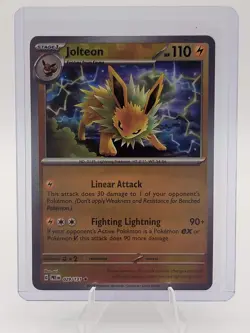 Pokemon TCG Jolteon 029/131 Sv: Prismatic Evolutions Holo Rare Master Ball - Image 1