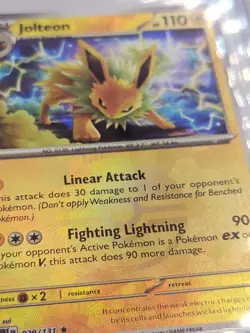 Pokemon TCG Jolteon 029/131 Sv: Prismatic Evolutions Holo Rare Master Ball - Image 3