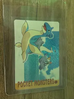 Vintage Pocket Monsters Vending Holo Prism - Bandai Nintendo 1999 Pokemon Card - Image 1