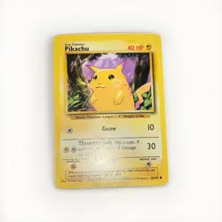 1999 Pokemon Base Set Pikachu Yellow Cheeks Card 58/102 - Image 4