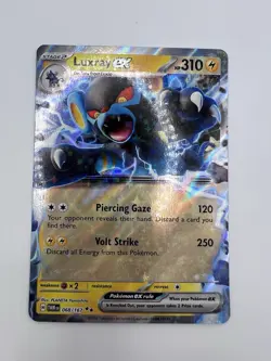Pokemon TCG Luxray EX Twilight Masquerade Holo Card 068/167, NM Double Rare - Image 1