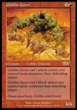 Goblin Goon - Medium Play MTG Legions - Image 1