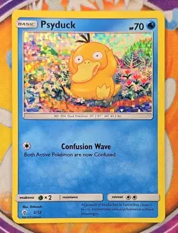 🔥McDonald's 2018 Pokemon TCG Psyduck Holo Card #2/12 Happy Meal Promo MP👍🔥📈 - Image 1