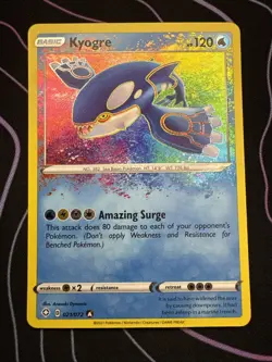 Pokemon TCG Kyogre Shining Fates Holo Card 021/072 2021 Rare Holo - Image 1