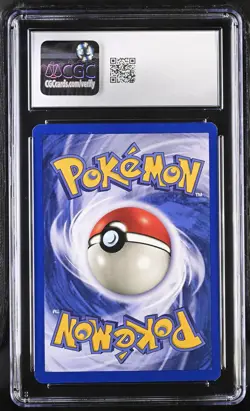 CGC 8 Obstruction Error Ditto 1999 Fossil 3/62 Holo Pokemon Card - Image 2
