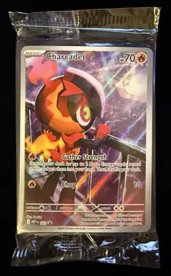 Charcadet Promo Holo Sealed 022 Phantasmal Flames Pokemon Card - Image 1