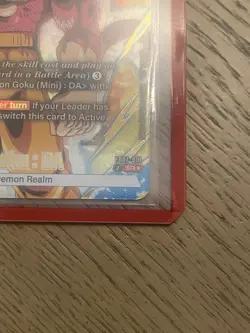 Son Goku : DA FB07-010 SR+ Foil Evolve Dragon Ball Super Card Game - Image 3