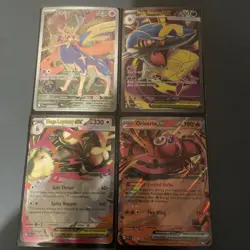 4 Card Lot Pokemon Tcg Phantasmal Flames Zacian 100/094 All Nm - Image 1