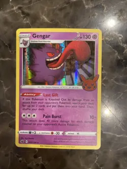 Pokemon Gengar Card Trick Or Trade 2022 Holo Rare Card 57/198 Near Mint - Image 1